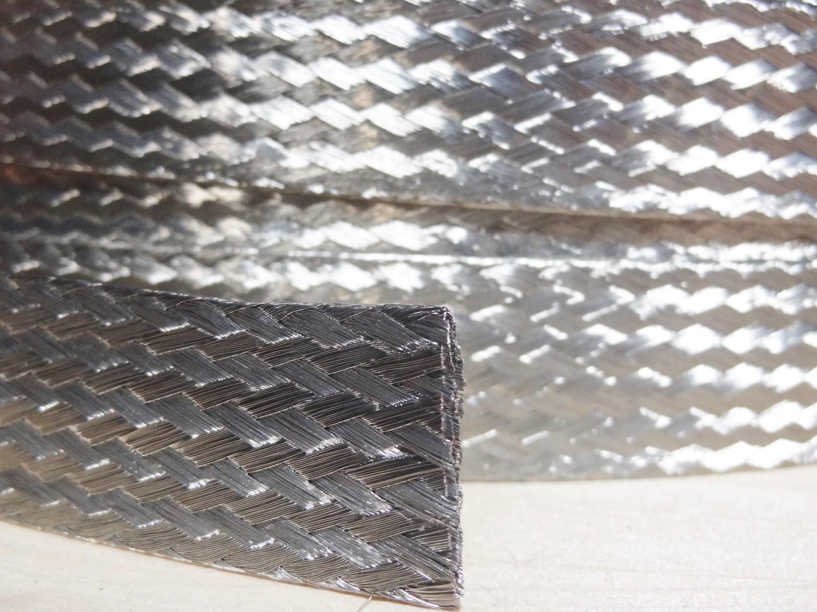 15 FEET 1/2 BRAIDED GROUND STRAP GROUNDING TINNED COPPER FLAT BRAID  MADE IN USA