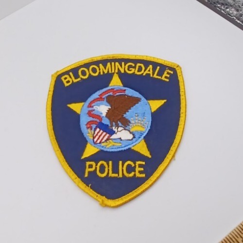 State of Illinois Bloomingdale Police Patch