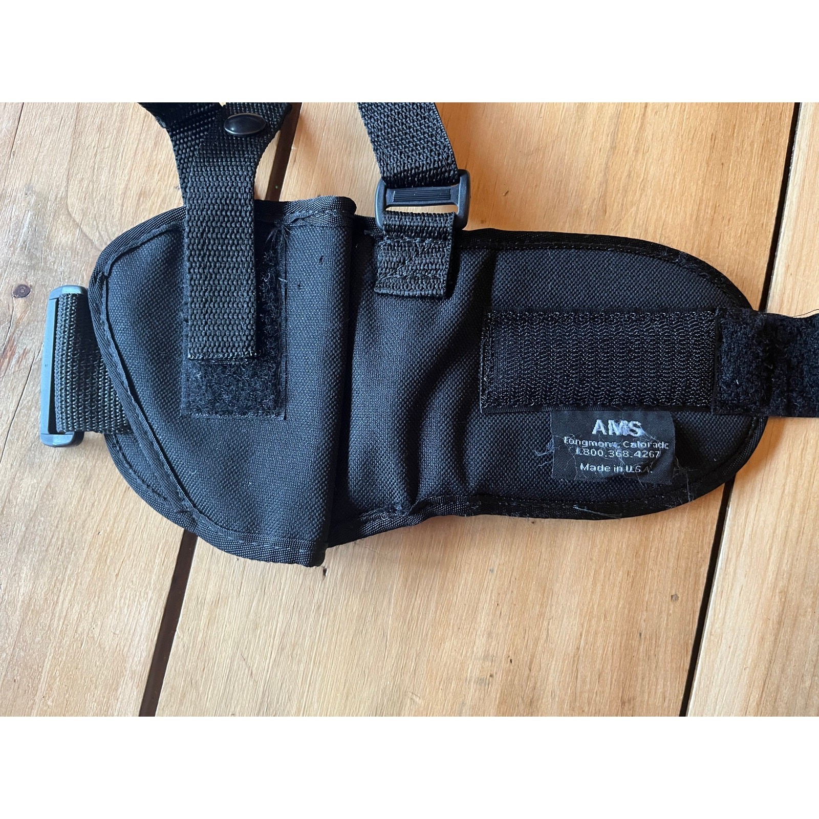 AMS Longmont Colorado Made in USA ankle holster for revolver 38/357 Colt S&W