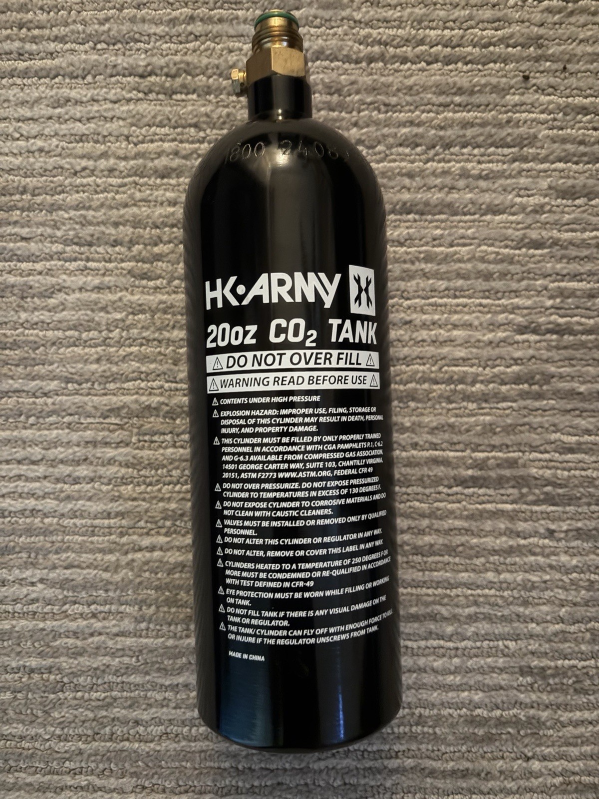 HK Army 20 Oz CO2 Tank - Black