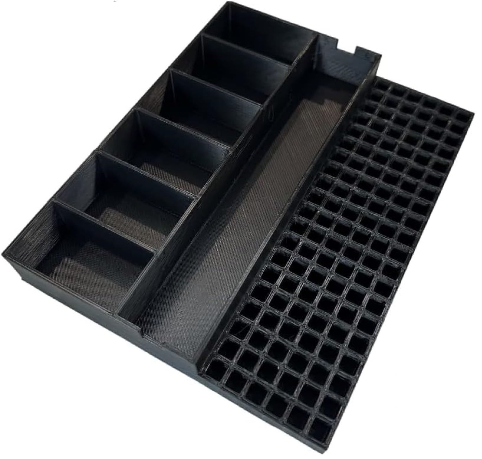 3D Impact Bit Holder Insert for Medium ToughCase - 7 Compartment + 120 Bits - Bl
