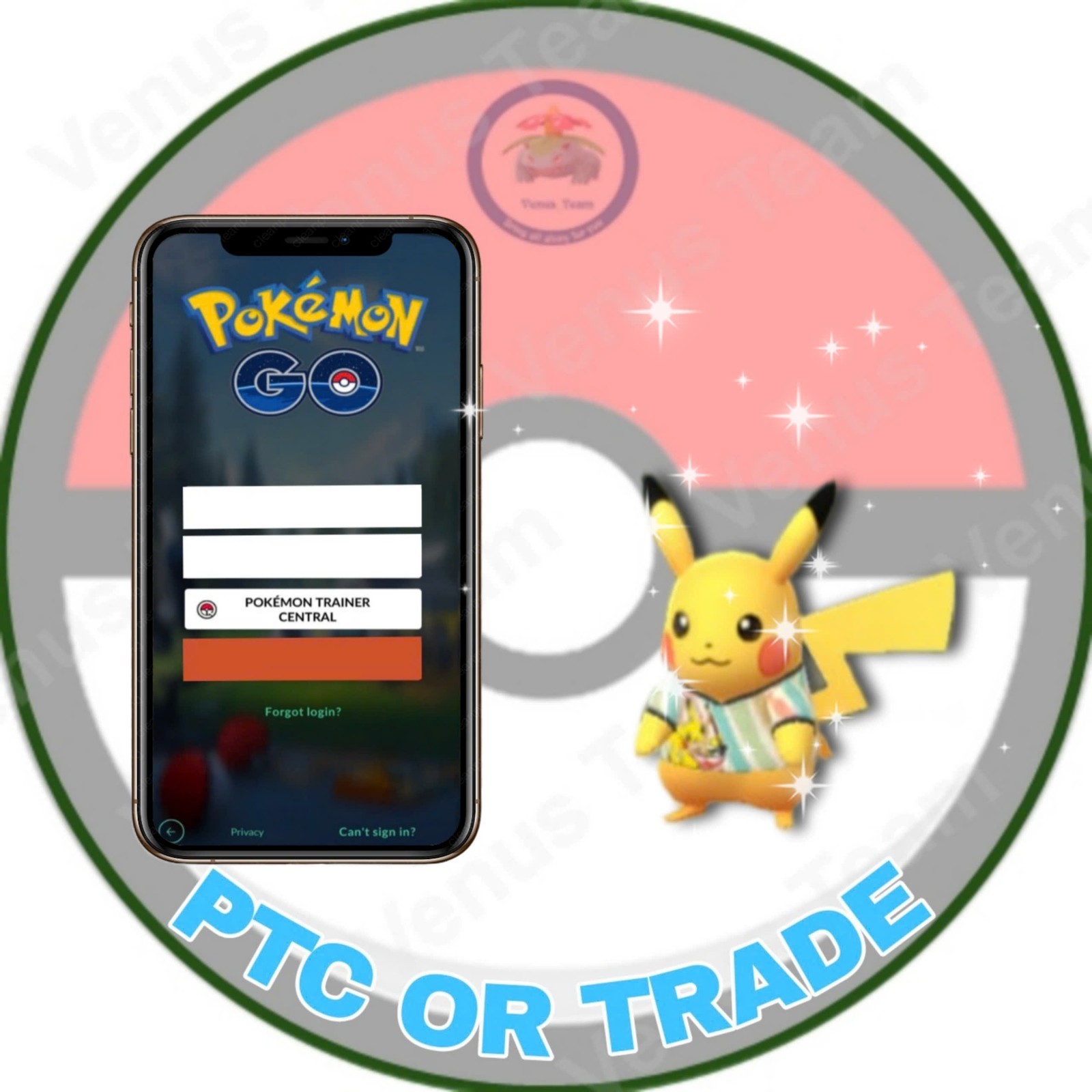 Pokémon Go ✨ Shiny Pikachu World Championships 2023 ✨ PTC Or Trade