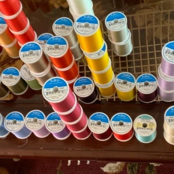 SULKY 40W RAYON EMBROIDERY THREAD-(KING) VARIOUS COLORS #1
