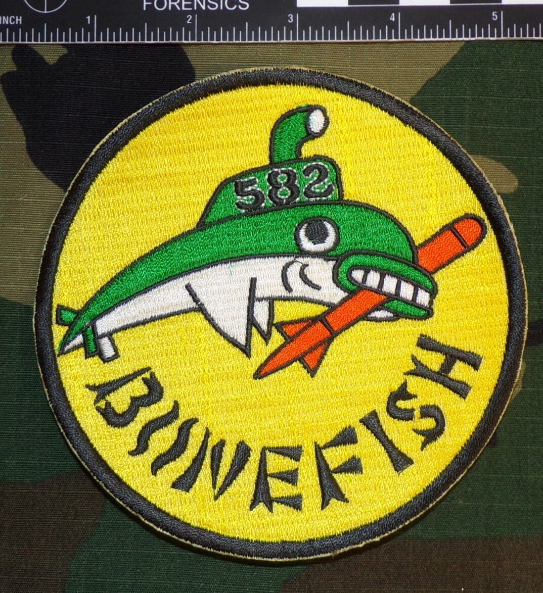 US Navy USS Bonefish SSN 582 Submarine Embroidered Full Color Patch