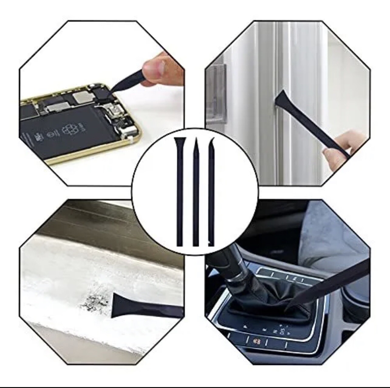 Plastic Scraper Tool Multipurpose pry Cleaning for cell phone Mobile Cell Repair