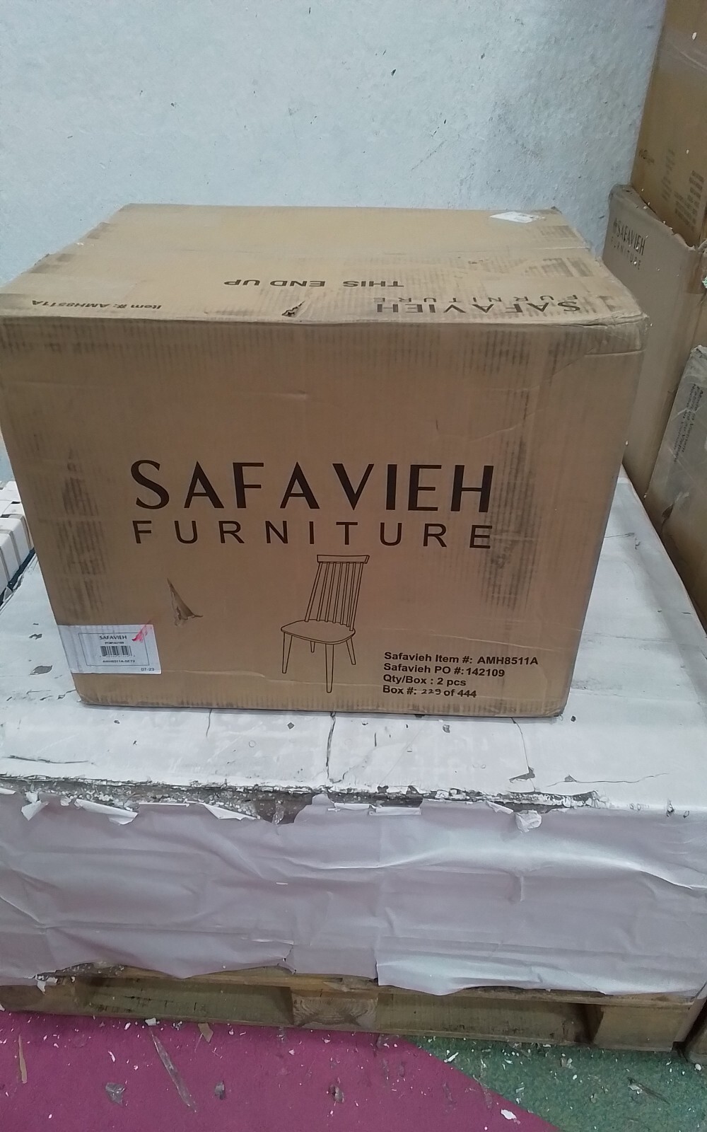 Safavieh BURRIS SIDE CHAIR, Reduced Price 2172741065 AMH8511A