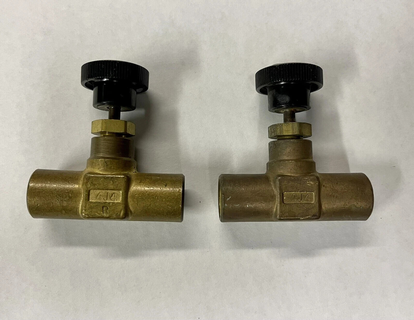 Swagelok 4J4 Brass Bonnet Needle Valves Female  Lot of 2