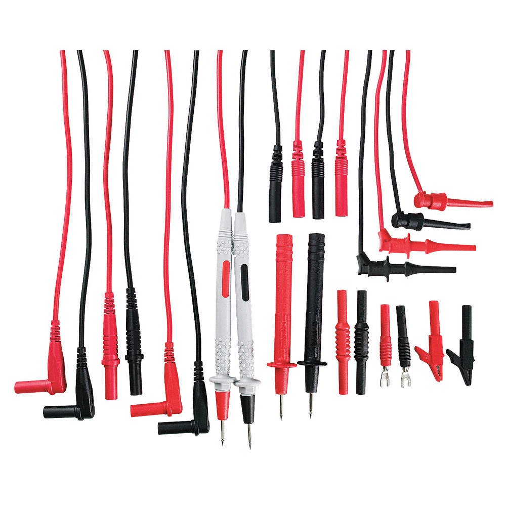 EXTECH TL841 Test Lead Kit,16A,30VAC/60VDC 9XD22