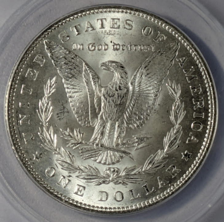 1899 Morgan Silver Dollar ANACS MS-62