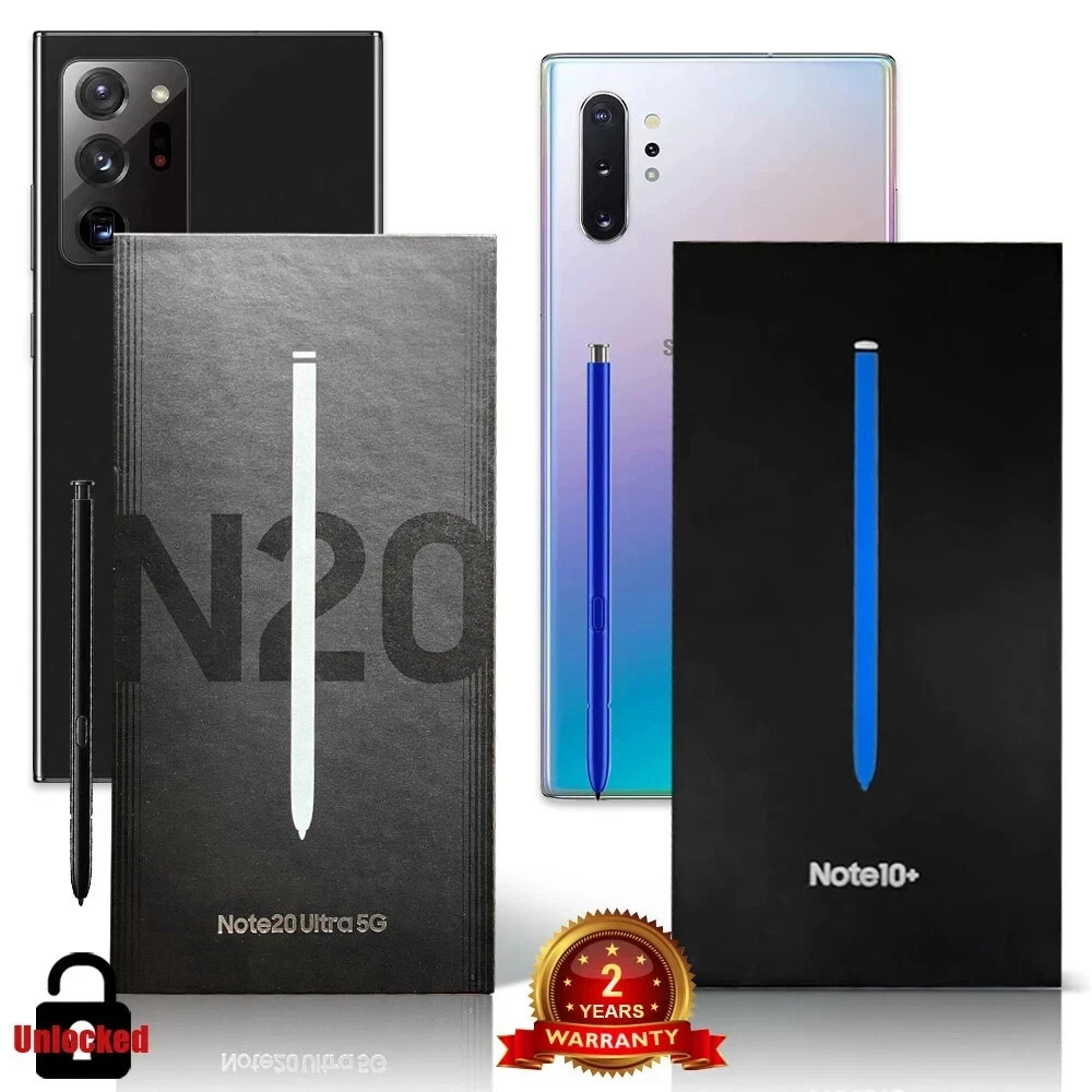 New in BoxSamsung Galaxy Note20 Ultra 5G/ Note10+ Plus Unlocked 2Year WARRANTY