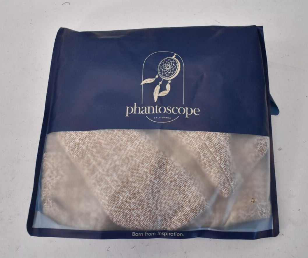 Phantoscope 2 Pack Farmhouse Throw Pillow Covers Premium Coconut Beige 22" x 22"