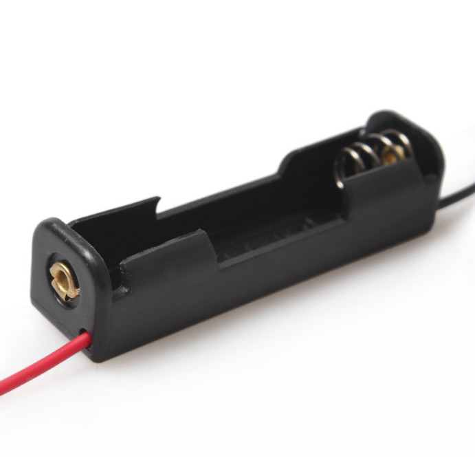 5pcs Battery Holder Case Spring Battery Holder With Wire Lead For AAA Batteries