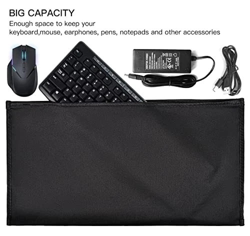 Keyboard Dust Cover for Universal Computer Keyboard, PC Bag Pouch Case for L