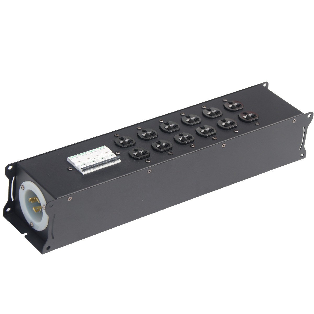 6Way Edison Output Power Distribution Box L21-30 Twistlock Input Power Box
