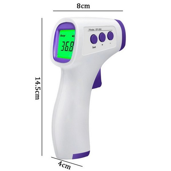 Digital LCD Infrared Thermometer Non-contact Forehead Baby Adult Temperature Gun