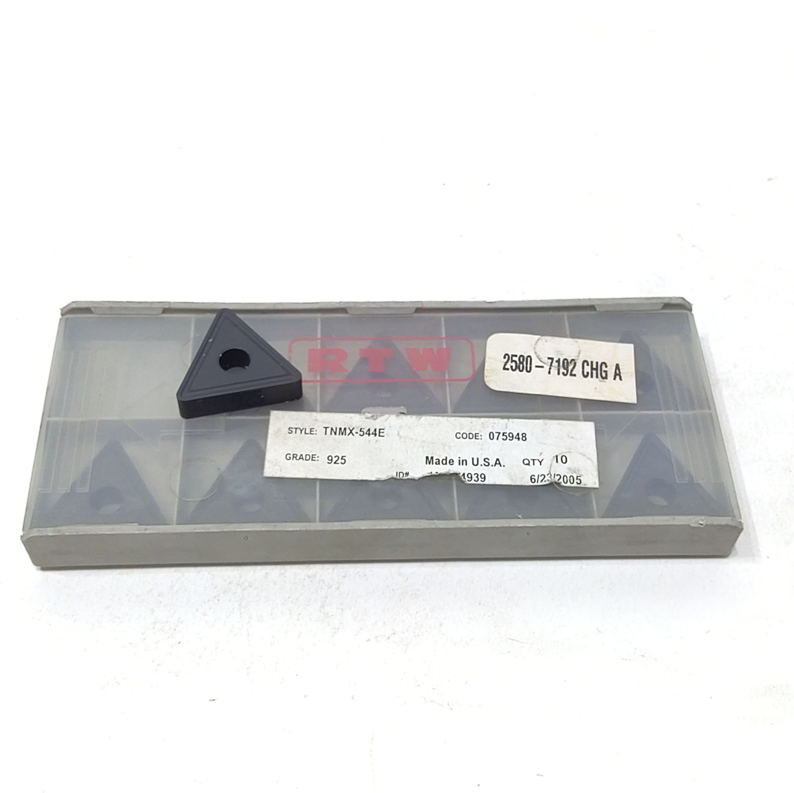 NEW RTW 10pc Insert TNMX-544E G: 925