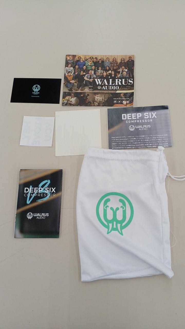 WALRUS AUDIO Deep Six V3 Compressor Effect Pedal Used
