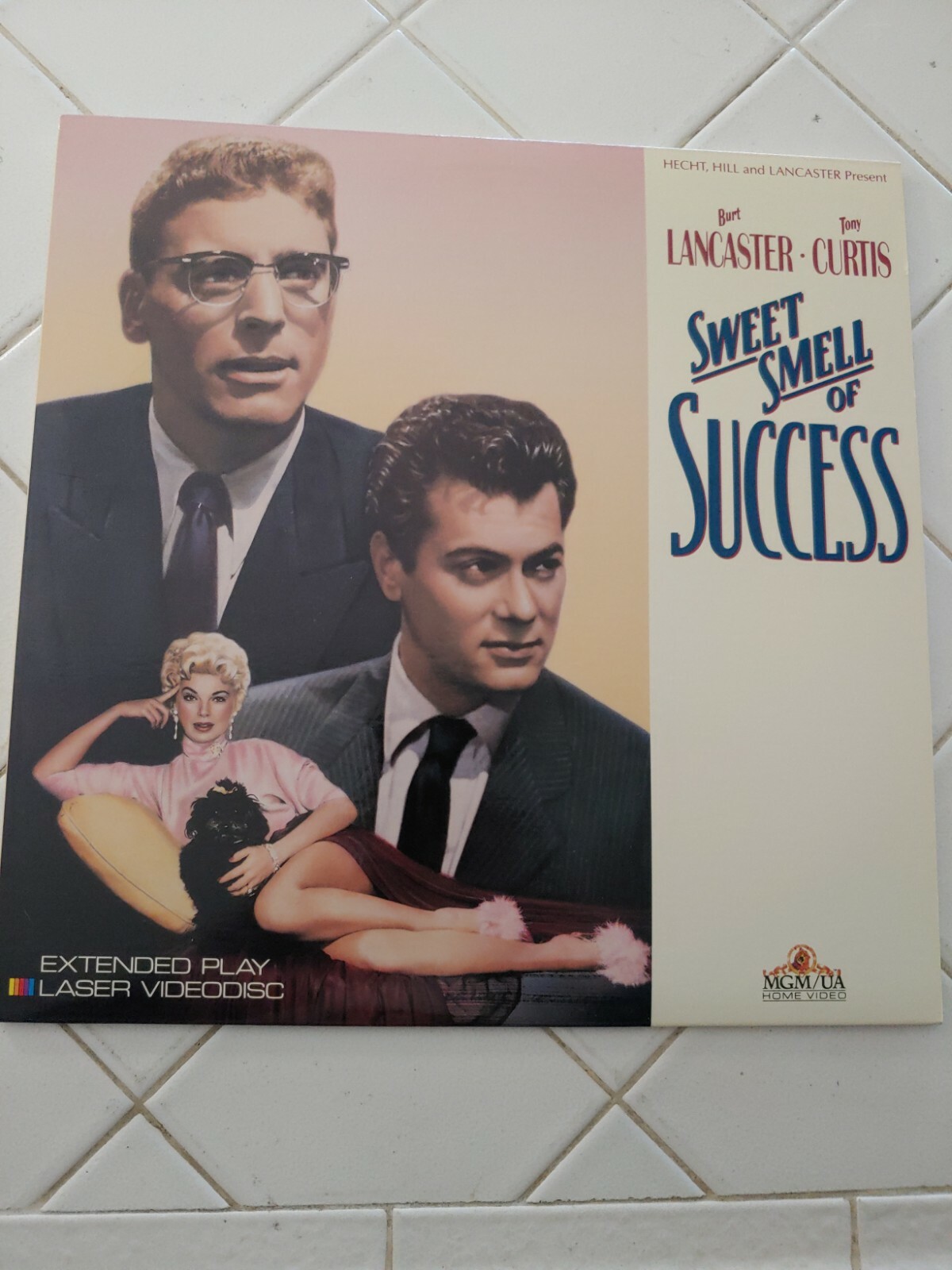 Sweet Smell Of Success Burt Lancaster Tony Curtis 1957 Laserdisc  VG Condition