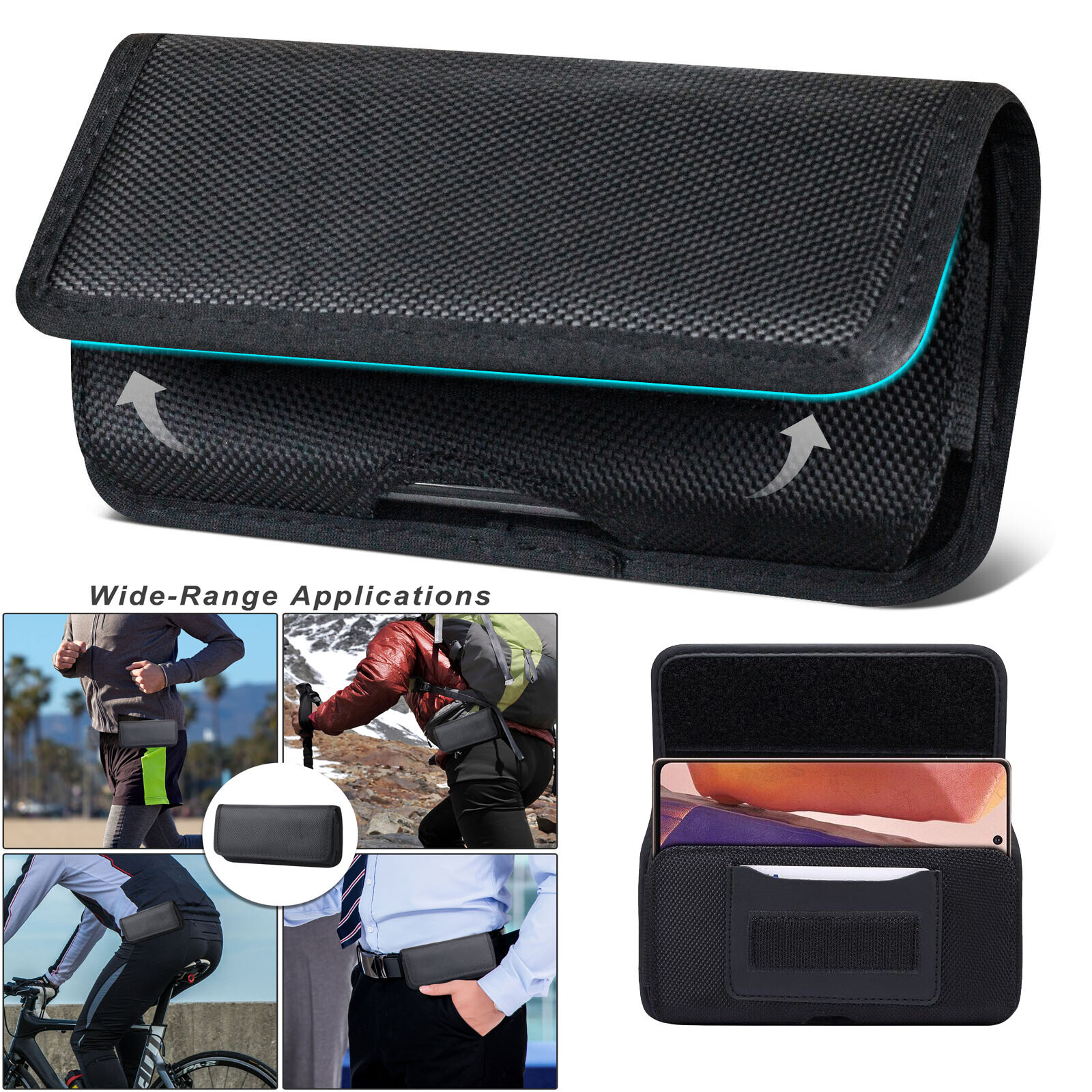 Waist Belt Bag Tactical Army With Belt Metal Clip Holster For Cell Phone Pouch