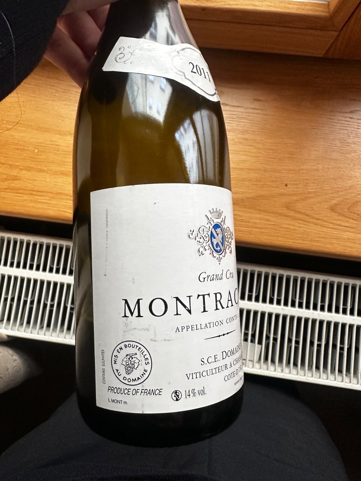 Montrachet-domaine Ramonet-empty bottle-vintage 2011