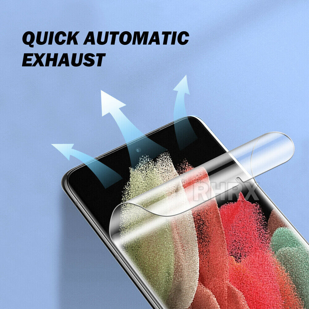 3Pack Samsung S24 S23 FE S22 Ultra S21 S20 Plus Note20 Hydrogel Screen Protector