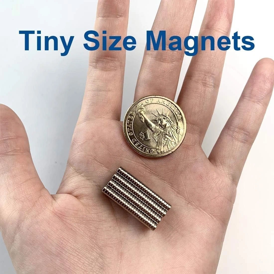 300Pcs Mini Round Magnets 3x1mm for Crafts, Miniatures & DIY Projects