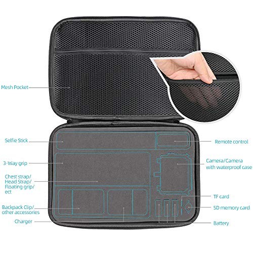 Surface-Waterproof Carrying Case Compatible with GoPro Hero Large