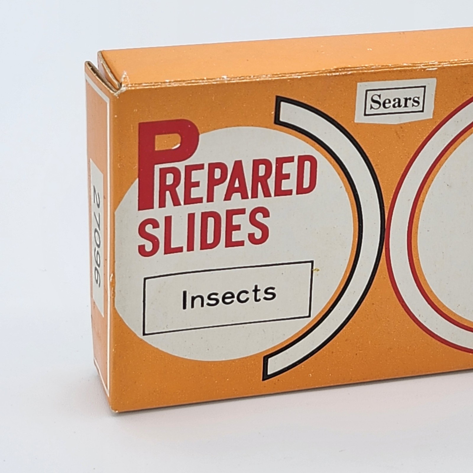 Vintage Sears Prepared Microscope Slides Insects