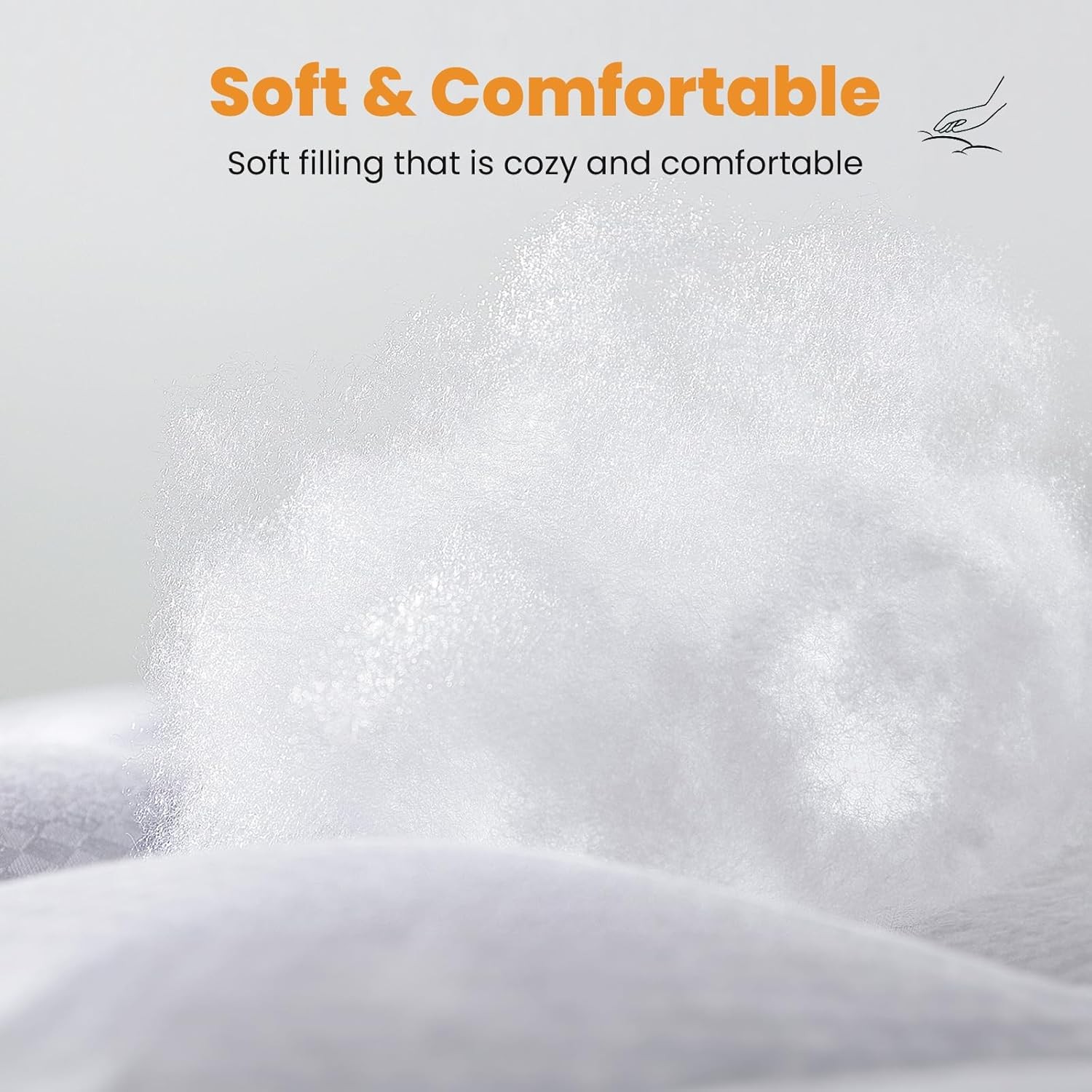 MATBEBY King Size Mattress Pad - Cooling Breathable King, White - Checkered