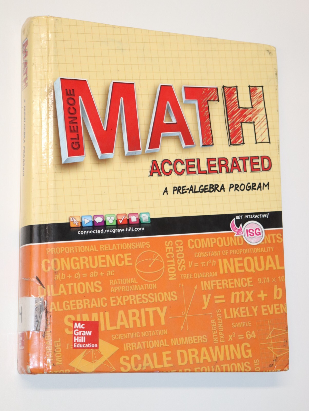 Glencoe Math Accelerated 2017 Student - Hardcover, by McGraw Hill