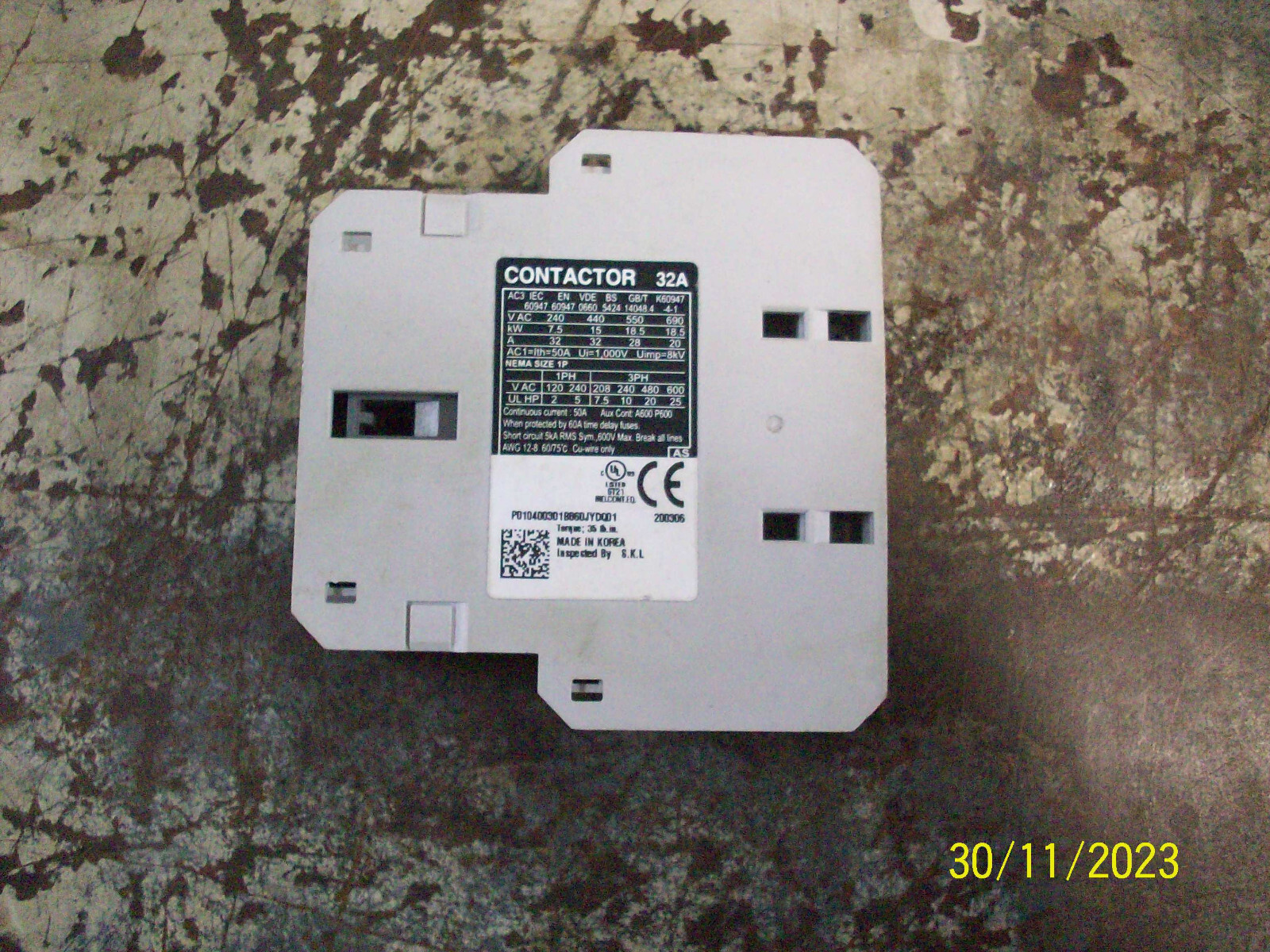 Cerus MIRA MA-1 Auxiliary Aux Contact for MRC Contactor 1NO 1 NC New old stock