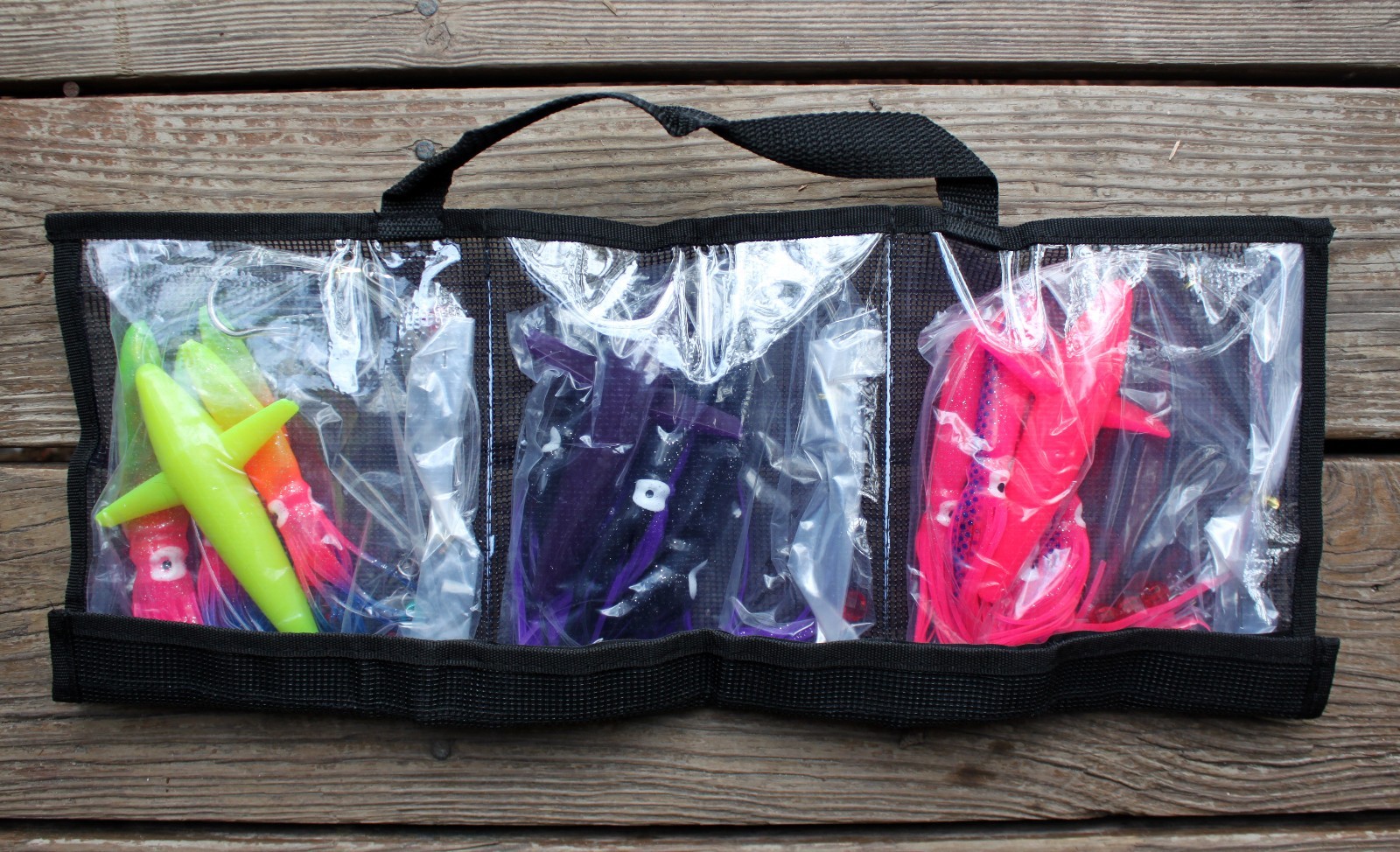 TACKLEWORKS Daisy Chain Arsenal Tuna Marlin Dolphin with Free Bag