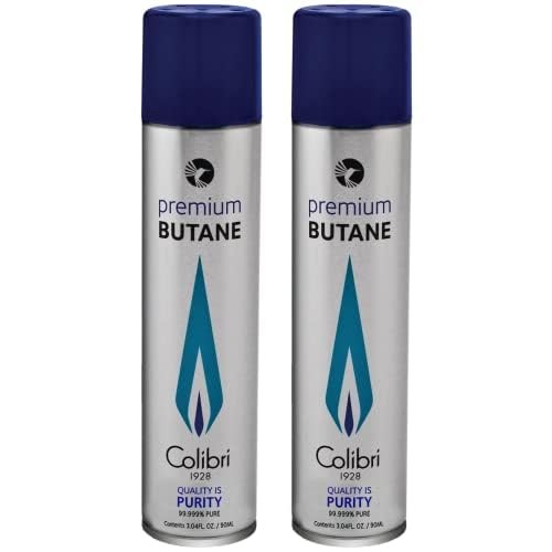 Butane Fuel Torch Replacement Canisters 99.999% Pure Refill Fluid 90ml 3.04fl