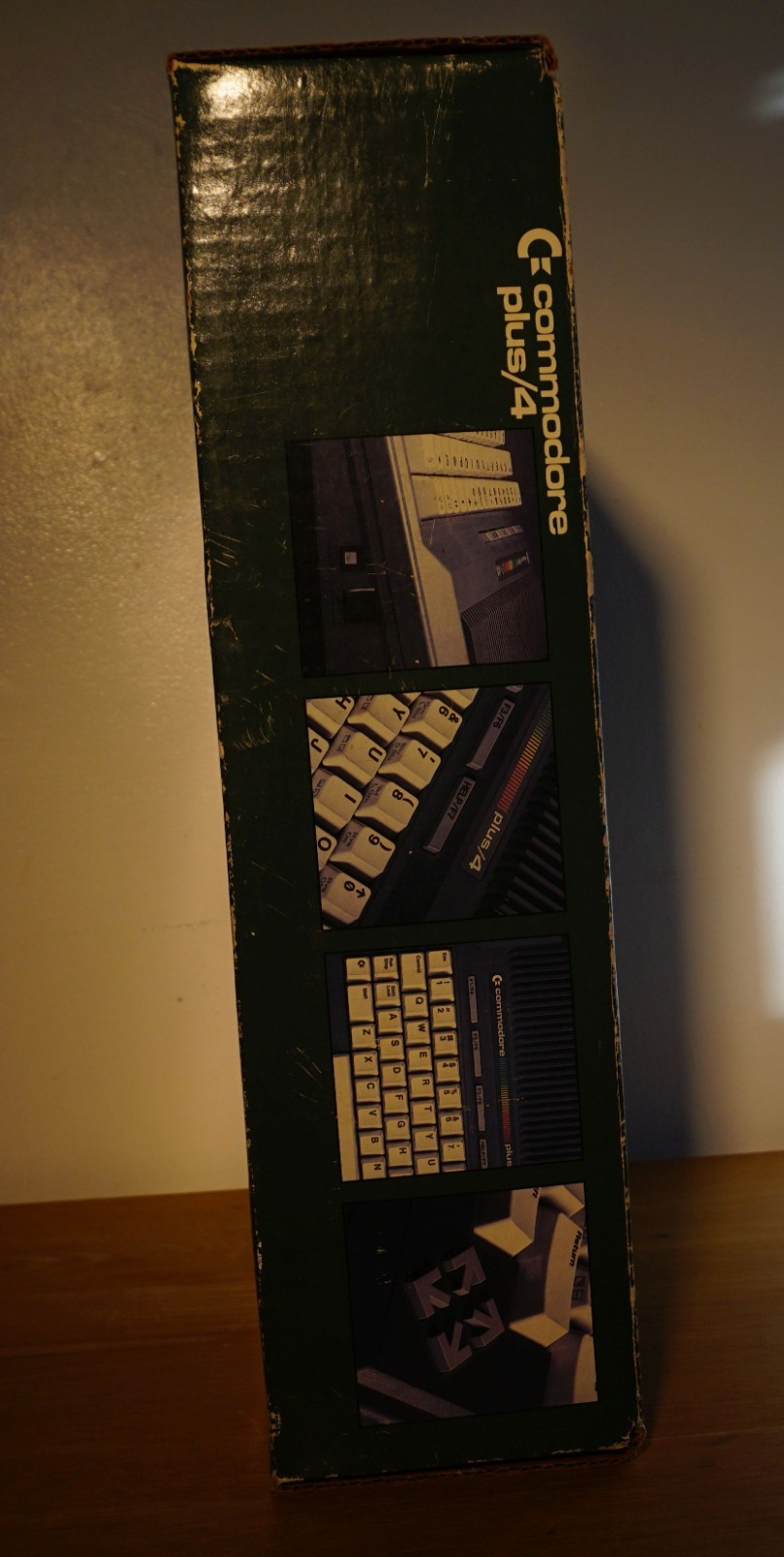 Vintage Commodore Plus/4 Computer With Box & Accessories Manuals Power Test Only