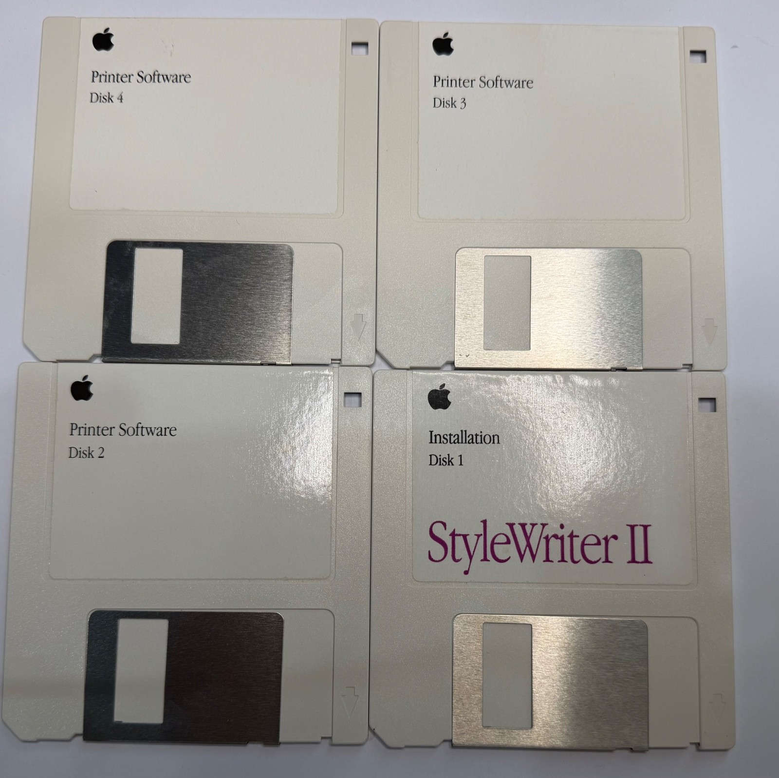 Macintosh StyleWriter II Printer Software Installation Floppy Disks 1.44MB