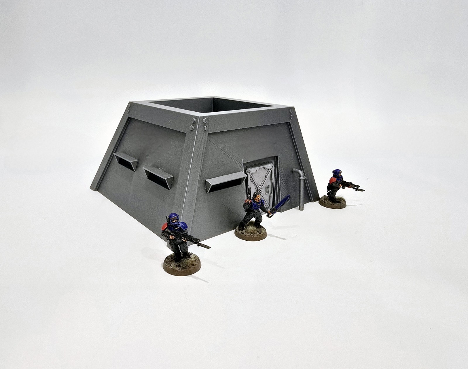 3D Printed Terrain Sci-Fi Wargaming Fortified Bunker Perfect for 40K & Kill Team