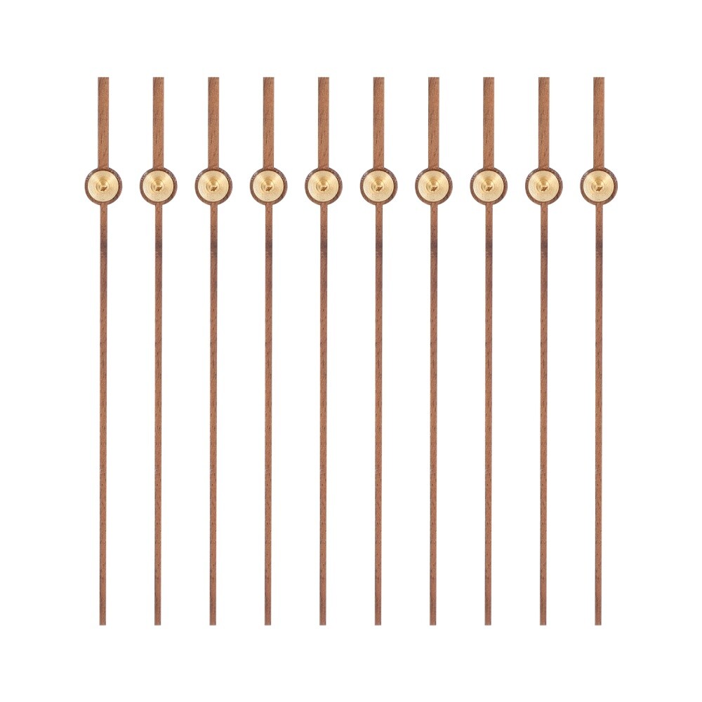 10Pcs Clock Second Hands Wooden Second Hands Replacement Clock Movement New