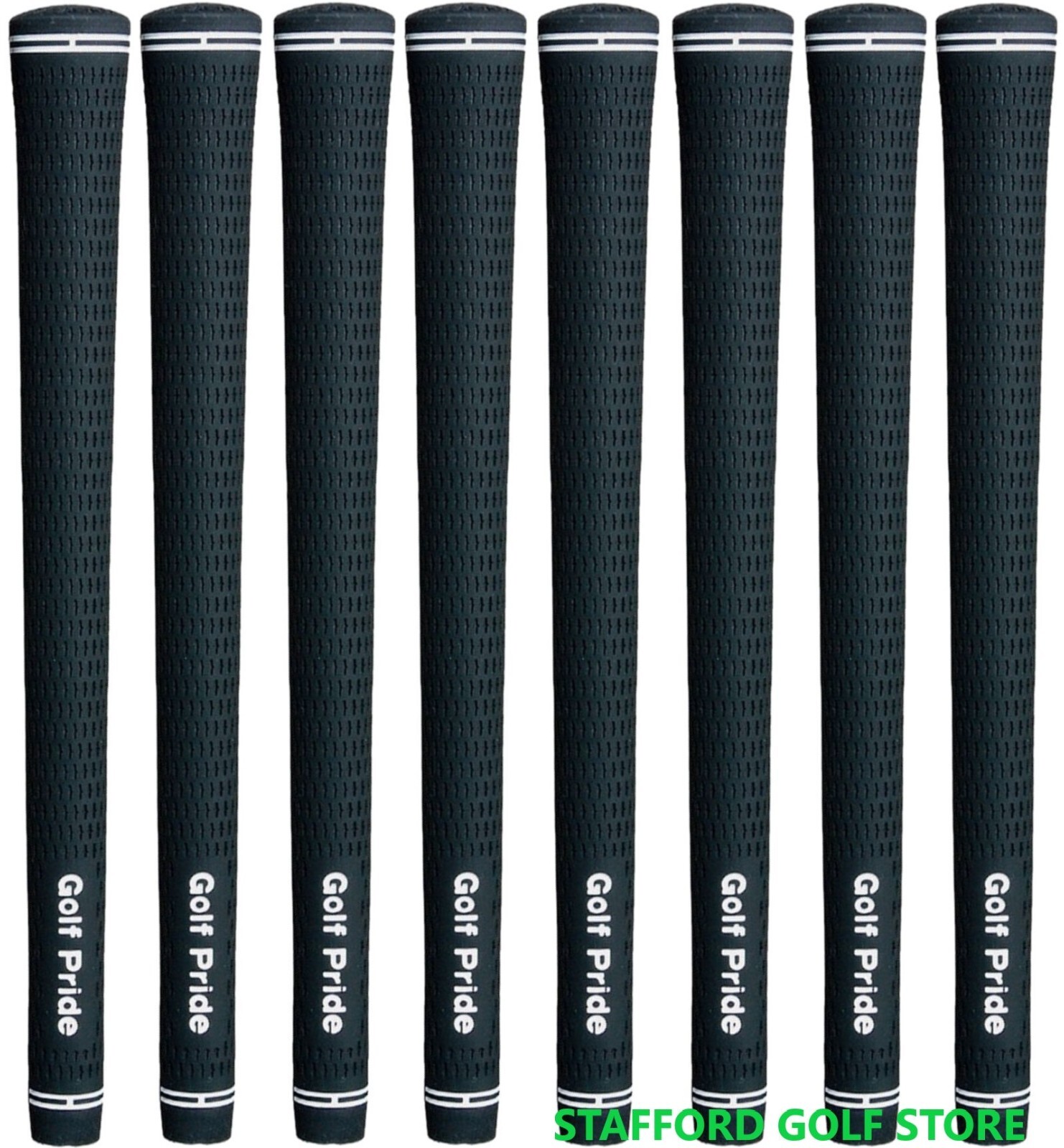 NEW Golf Pride Tour Velvet Undersize Golf Grips Set of 8 Black/White .580 Ribbed