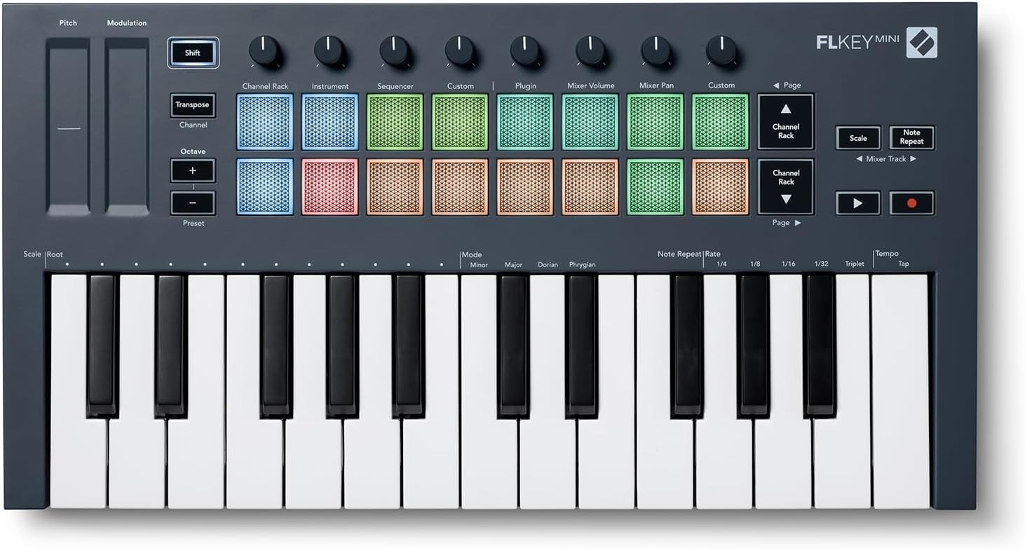 Lkey Mini - Portable 25-Key,USB,MIDI Keyboard Controller