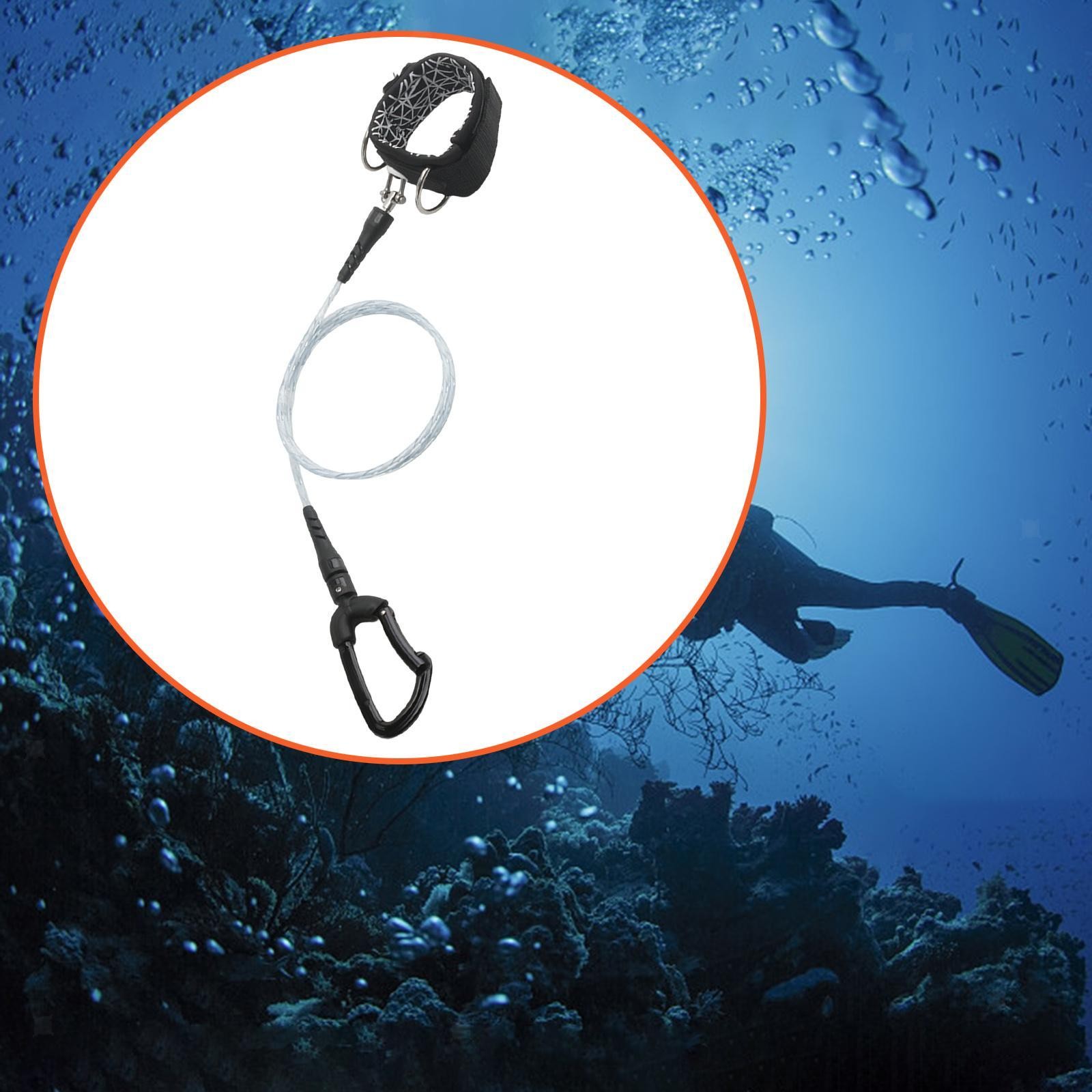 Freediving Lanyard Leash Scuba Diving Rope for Scuba Diving Freediving Gear