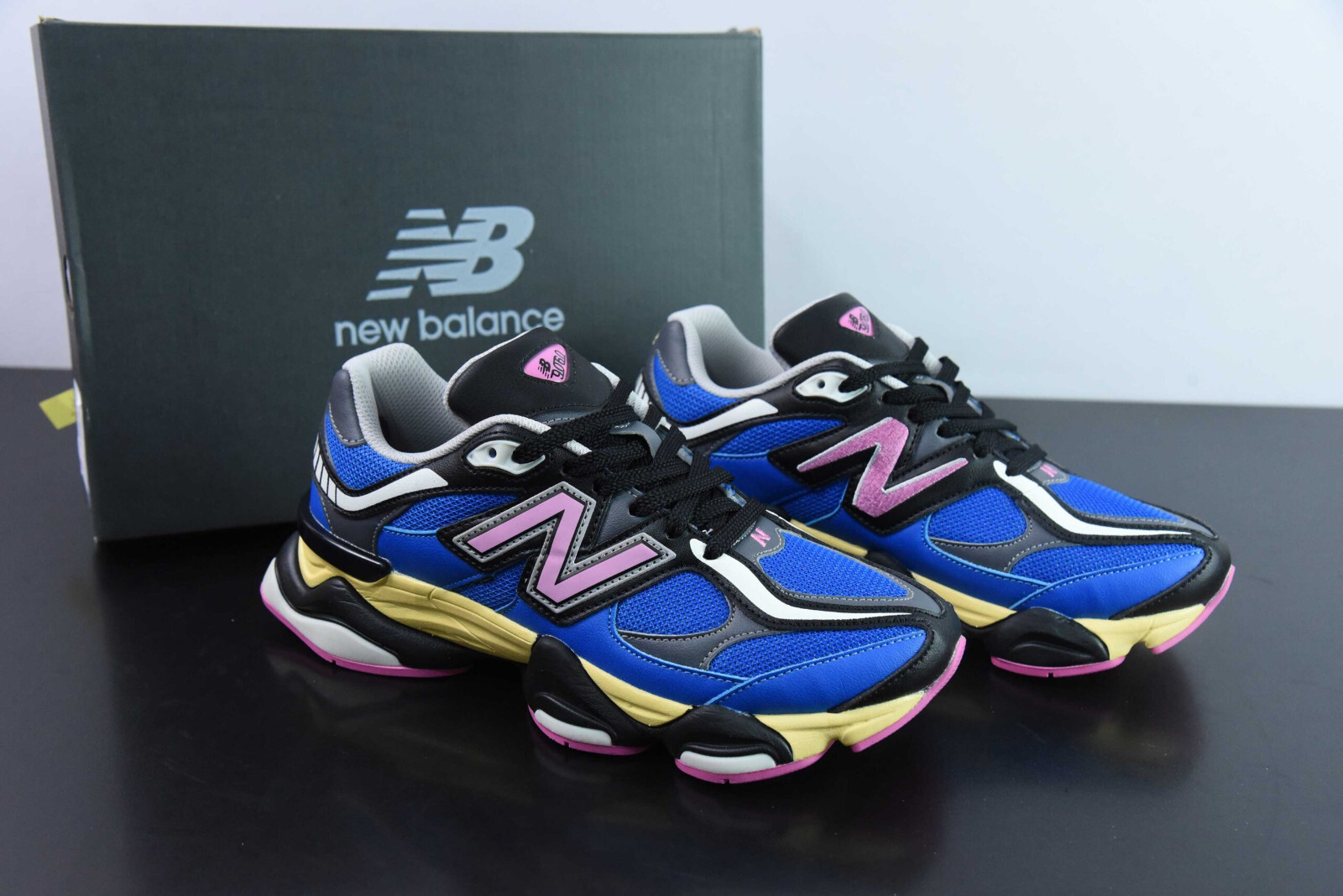 New Balance 9060 Blue Oasis Real Pink Men's Womens Multi Size Shoes U9060BPO 400