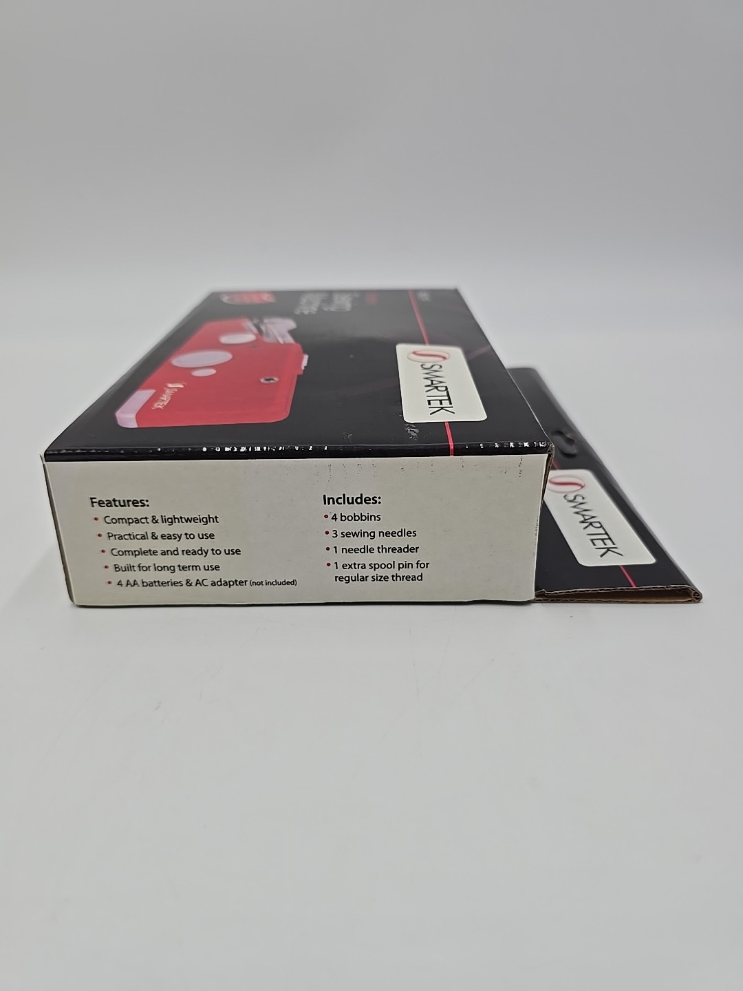 Smartek Portable Handheld Sewing Machine Red RX-01R Cordless Compact Lightweight
