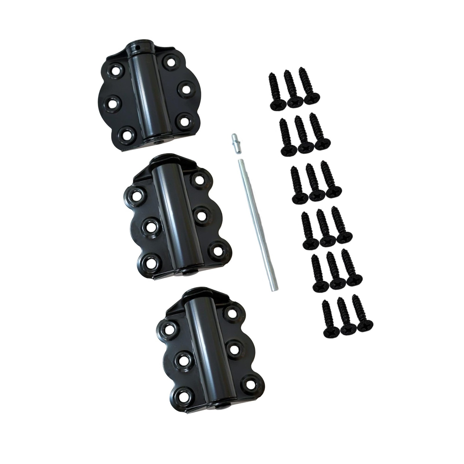 Door Spring Hinges, 2-3/4", Each Set Including 2 PCS Self Closing and 1 PC Ad...