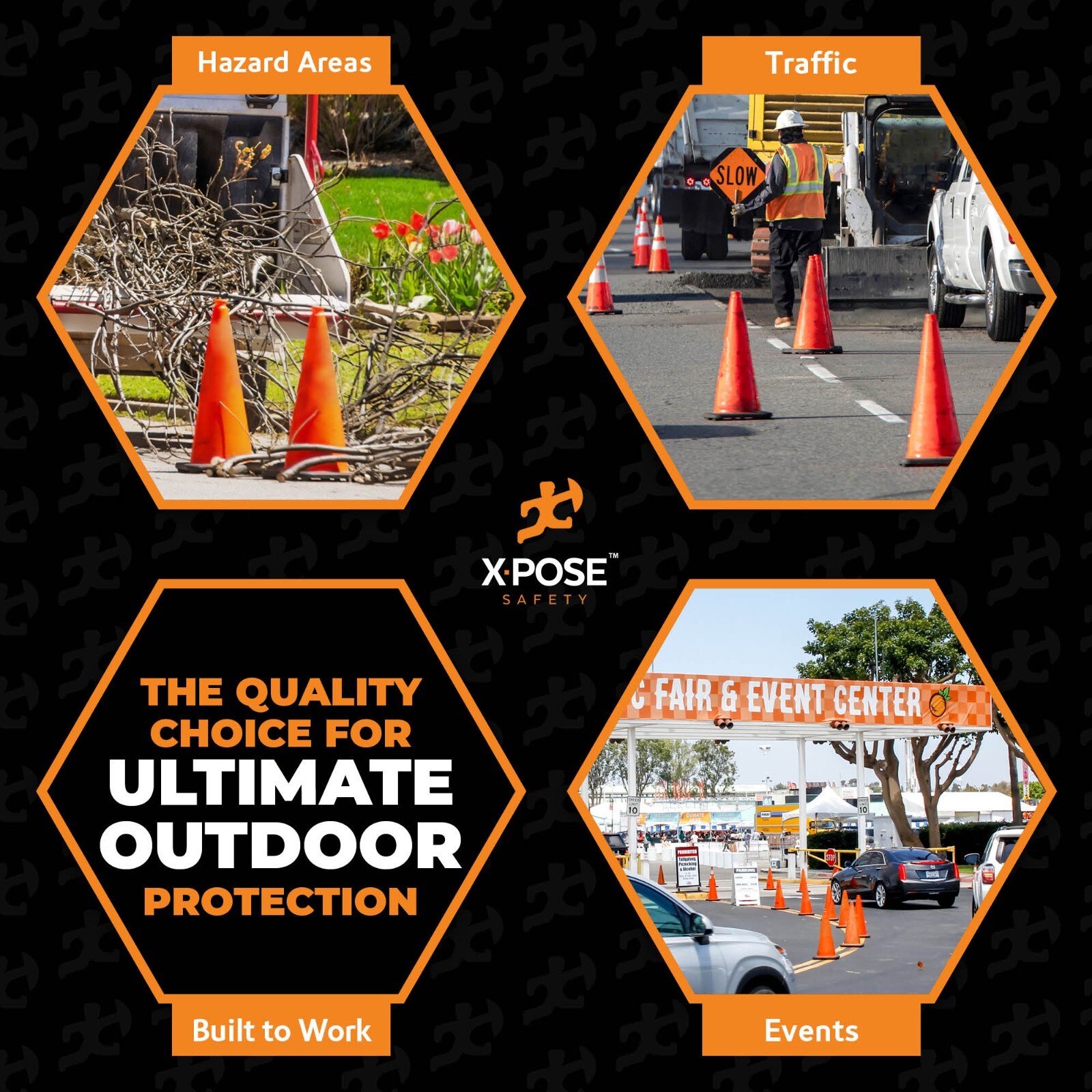 Orange Traffic Cones 28 Inch