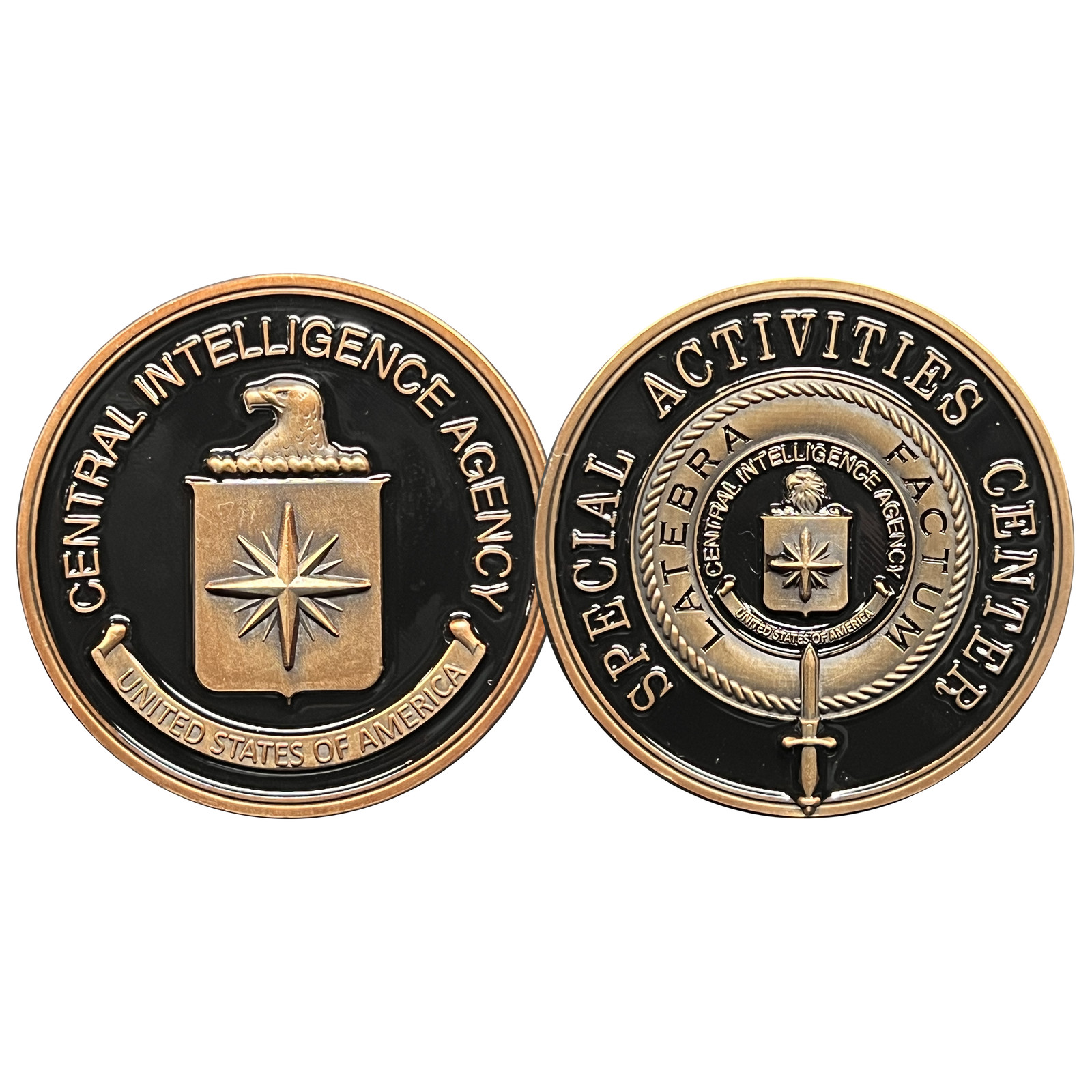 GL14-007 Central Intelligence Agency CIA Challenge Coin Special Activities Cente