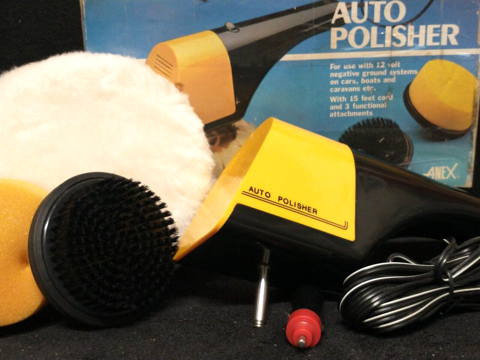 Anex Auto Portable Polisher For Cars Boats Caravans 12V DC TS-237 "NEW UNUSED"