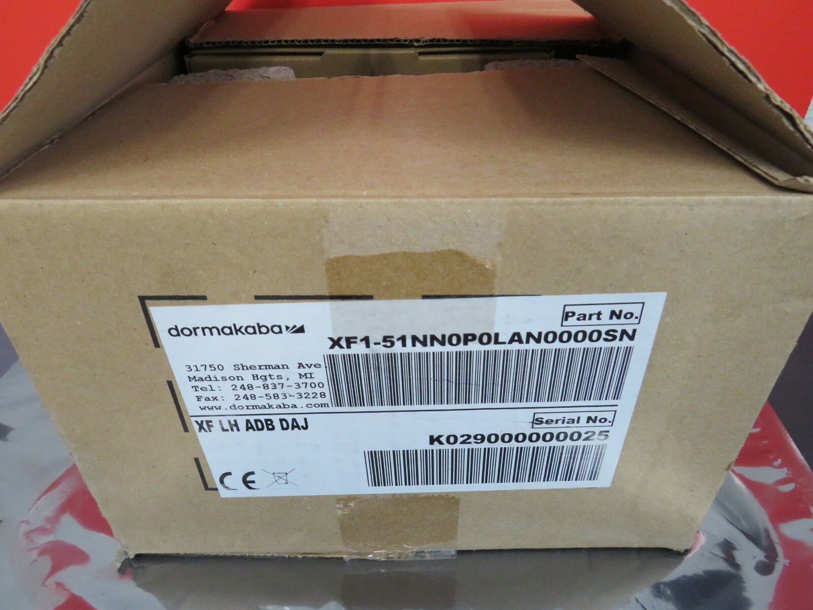 NEW DORMAKABA SAFLOK ADESE HOTEL DOOR LOCK XF1-51NN0P0LAN0000SN XF LH ADB DAJ