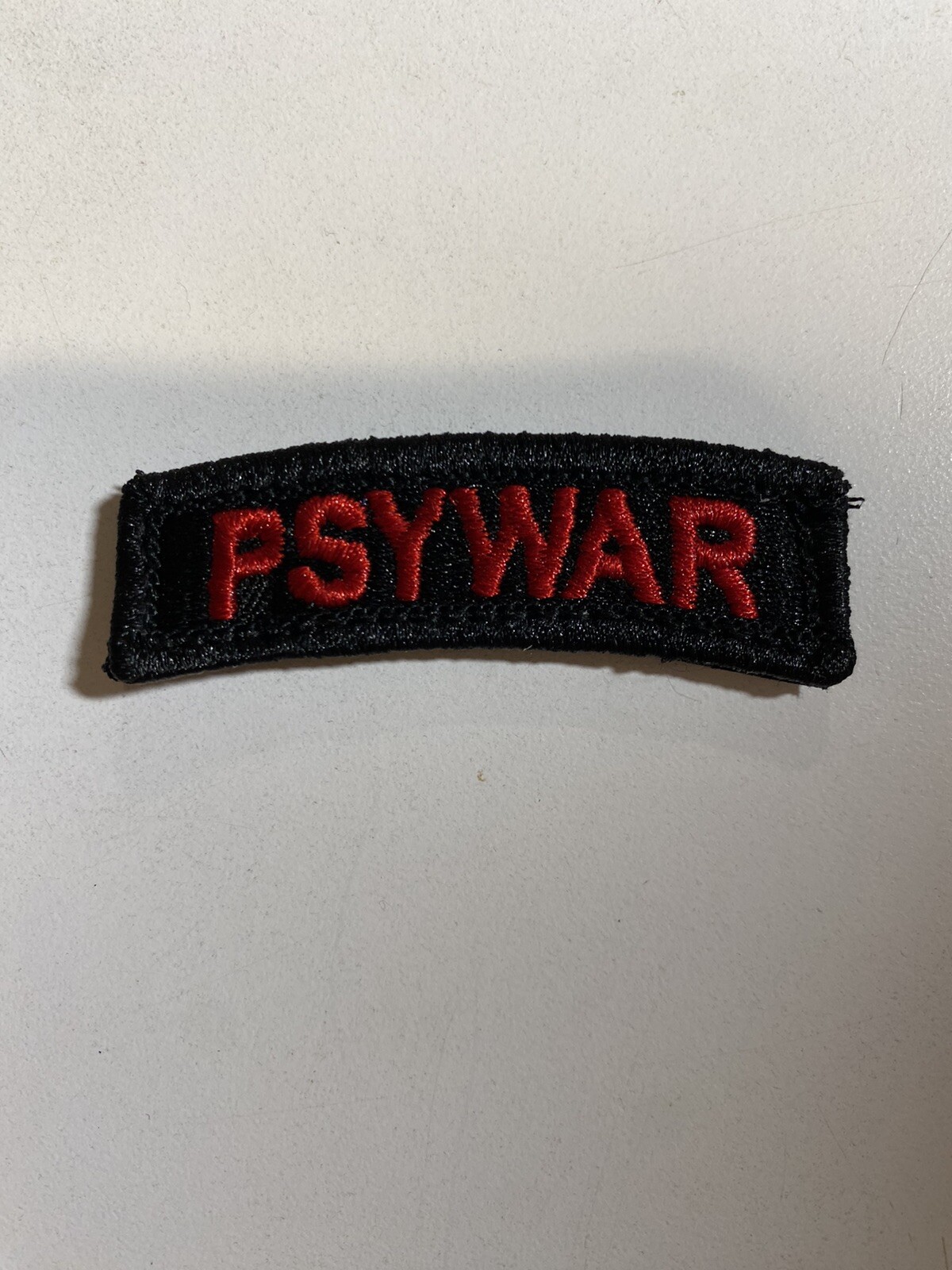 PSYWAR Tab / Color Psywar Tab Patch With Hook/ Black And Red Color Psywar Tab