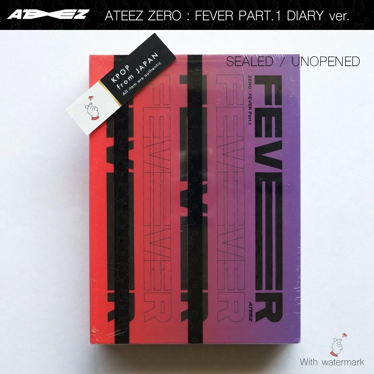 SEALED ATEEZ Zero Fever Part 1 DIARY ver. pt.1 part.1 Unopened