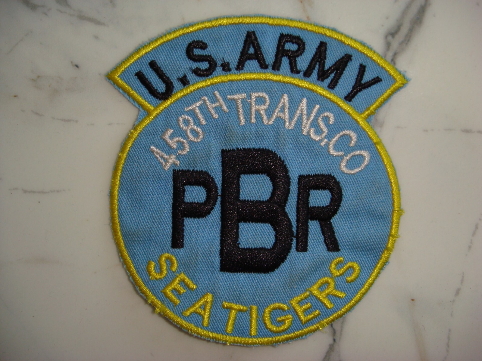 US ARMY 458th TRANSPORTATION COMPANY SEA TIGERS, VIETNAM WAR PATCH